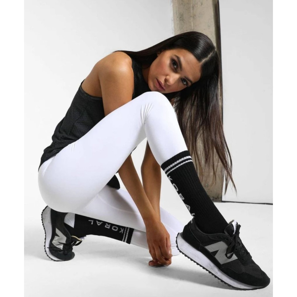Koral Drive High Rise Blackout Legging - White Sz M NWT